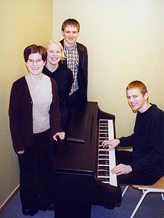 Linn-Marie Juliussen, Marie Jansen, Anders Håkensen og Henrik Akselsen.